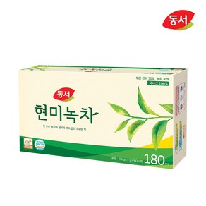 동서식품 현미녹차 180T, 1개, 1.5g, 180개입