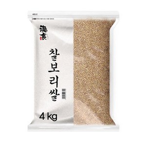 혼식 국산 찰보리쌀 4kg 1개