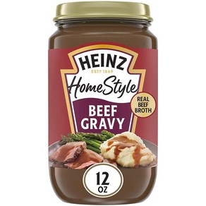 Heinz HomeStyle 쇠고기 그레이비 355ml(12온스) 병, 355ml, 12 Ounce (Pack of 1), 1개