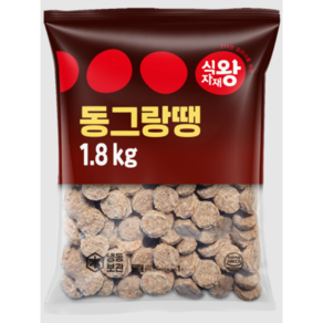 식자재왕 동그랑땡 1.8kg, 3개