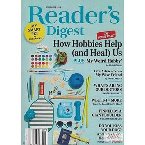 Reades Digest Usa 2024년9월호 (리더스다이제스트 미국판 월드매거진) - 당일발송