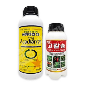 휴바스코리아 아카디안29 1L 작물생육용 유기농업자재 + 고칼슘 500ml, 1개