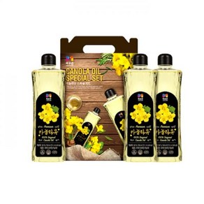 명절선물 설 명절 카놀라유 목우촌 기름 3종세트 스페셜세트, 1개, 500ml