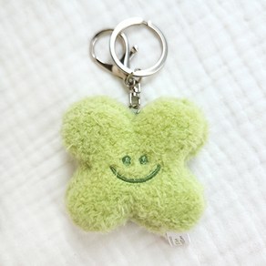 슬로우베베 에이씨 행운가득 네잎클로버 키링 6cm 인형 가방고리 장식 캐릭터 keyring