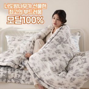 [부드러움의끝] 멜루나 자연에서온 모달100% 무소음 휴식이불