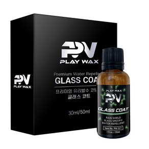 플레이왁스 글래스코트 유리발수코팅제 발수 코팅 30ml, 1개