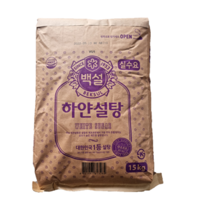 씨제이 하얀설탕 15kg 식자재용, 1개