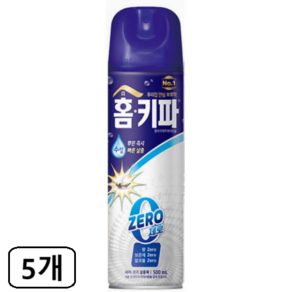 홈키파 제로 에어졸 모기약, 500ml, 5개