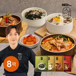 [허닭식단] 간편 한끼 국밥 허닭식단 국밥 4종 혼합 8팩, 1세트, 210g