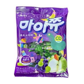 마이쮸 츄잉캔디 포도 사과, 3개, 284g