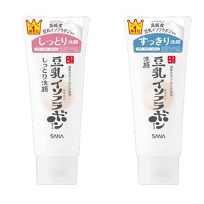 사나 뽀송뽀송 세안제 클렌징 이소플라본 두유 폼클렌징 (150g x 2개), 2개