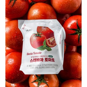 비락 스테비아 토마토 주스, 48개, 110ml