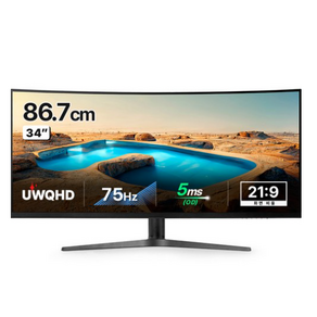 크로스오버 UWQHD IPS 울트라와이드 커브드 멀티스탠드 모니터, 86cm, 34LGD21W(무결점)