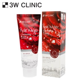 3W CLINIC 장미수 클렌징 폼, 1개, 100ml