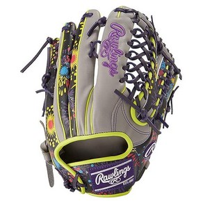 롤링스Rawlings 야구 글러브 연식 HOH GRAPHIC 외야수 13 GR2FHGY70 사회인 엘리트, ※ 우투용, 그레이, 그레이