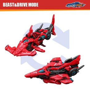 52TOYS BEASTDRIVE ABYSS SWEEPER Defomation Robot Conveting in Hammehead shak and Fighte Acti, 1개