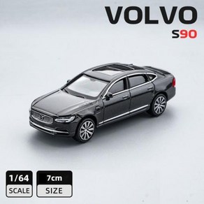 자동차모형 자동차다이캐스트 볼보 XC60 XC40 S90 C40 V90 합금 차량 미니어처 체중계 모델 1:64, 1) S90 Gay, 1개