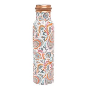Pue Coppe Designe Meena Pint  Lacque Coating Wate Bottle  Advanced Leak Poof (1000ml), 1개