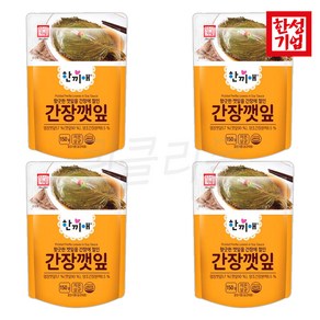 한성 한끼애 간장깻잎, 150g, 4개