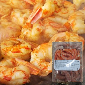 냉동 아르헨티나 붉은 새우 500g 900g 이지필 코스트코 자연산 홍새우 버터플라이, 냉동 붉은 새우 이지필 42/50 900g, 1개