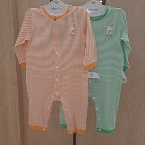 [압소바 해피랜드] 봄 초여름 가을 유아 남아 여아 공용 오렌 우주복 HY1-106P1