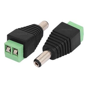 velton CCTV동축 BNC RCA RF컨넥터 변환젠더 BNC터미널 압착커넥터 DC터미널 안테나젠더, 1개
