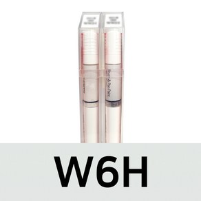 현대 그랜저GN7 세레니티화이트펄 W6H 붓펜 페인트 2차펄set, 1개, 8ml