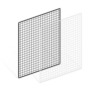 위드금창 메쉬망 900x1200mm 다용도 인테리어 벽선반 휀스망 철망, 900x1200mm 블랙, 1개