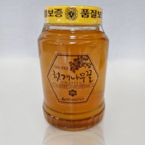 해찬골 농원 100% 국내산 천연 생꽃꿀 헛개나무 벌꿀 1.2kg (일반병 숙성 생꿀), 1개