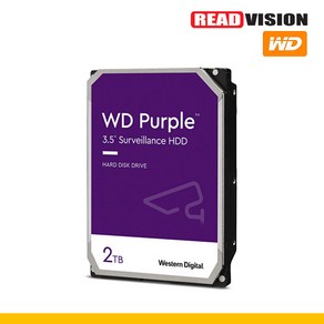 [웨스턴디지털] PURPLE HDD 2TB WD23PURZ 하드디스크