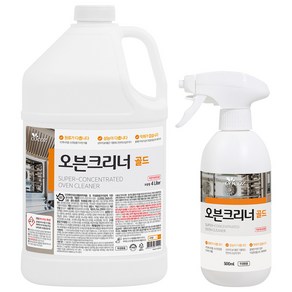 코코즈 오븐크리너 골드 다목적클리너 세정제 주방 기름때 제거 4L+500ml, 2개