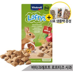 비타크래프트 로프티즈 시리얼 사과 토끼 햄스터 간식, 1개, 100g