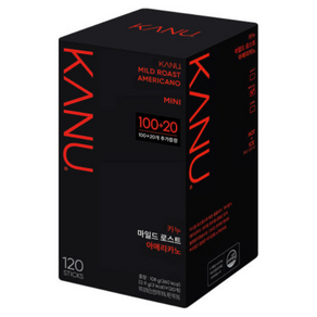 동서식품 카누 마일드 로스트 아메리카노 미니 100+20 블랙 커피 스틱 원두커피믹스, 900mg, 1개, 120개입