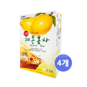 (메카몰) 고향 레몬 홍차 20T, 4개, 20개입, 14g