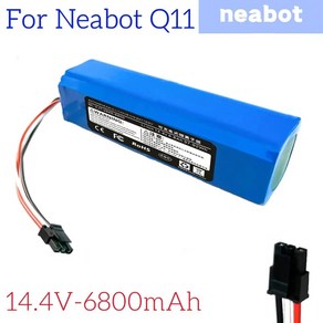 오리지널 충전식 리튬 이온 배터리 Neabot 로봇 진공 청소기 Q11 용 144V 6800mAh