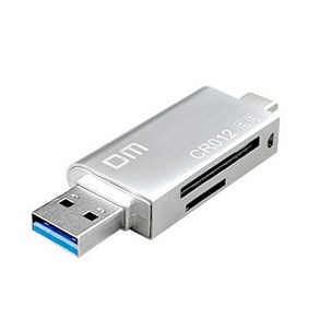 에스티원테크 CR012 C타입 OTG USB 3.0 멀티리더기 휴대폰 블랙박스 호환, 1개