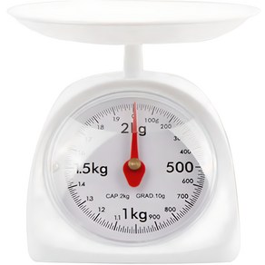 시샘 에코 주방저울, 2kg, 화이트