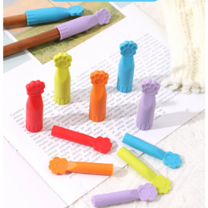 [곰 발바닥 니들홀더] PVC 바늘마개(S2개) (L2개) (S2개+L2개) 뜨개용품 뜨개악세사리, 블루(S)