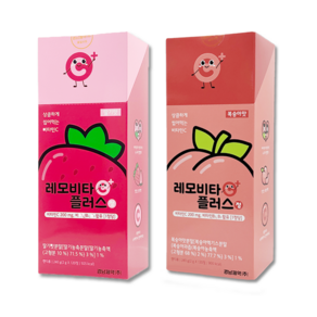 경남제약 레모비타플러스정 레몬맛+복숭아맛 레모나 씹어먹는 캔디형 비타민C, 1세트, 240정