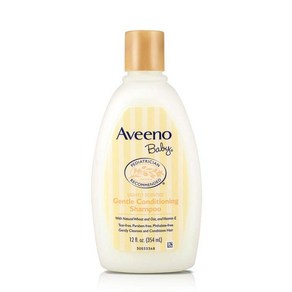 Aveeno 젠틀 컨디셔닝 베이비 샴푸 355ml12온스 2팩 187780, 1개, 354ml