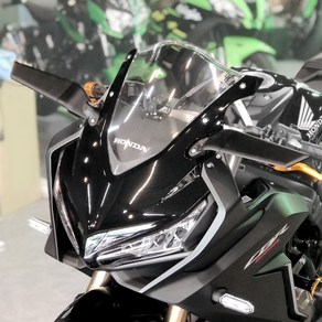 혼다 CBR650R 각도 조절 선명한 튜닝 백 미러 윙 사이드 거울 19-22, 튜닝 윙미러 거울+체인어져스터, 블랙, 1개