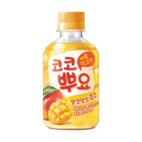 팔도 코코뿌요 복숭아 280ml x 12개 + 애플망고 280ml x 12개, 24개