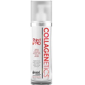 Collagenetics 2 in 1 프로 레드 라이트 테라피 프렙 로션 탠, 1개