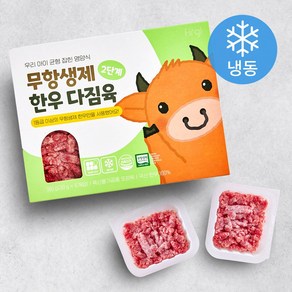 퍼기 안심 무항생제 한우 다짐육 180g, 2단계, 1개