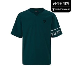 와이드앵글 공식 남성 CO 하프 슬리브 피스테 골프 티셔츠 M WMM25173G9