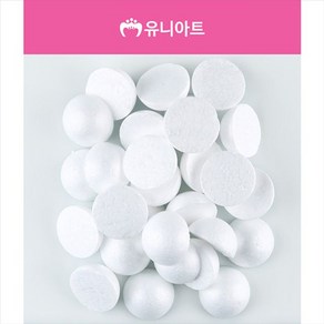 반원백구 유니아트 (4종 택1) 스티로폼 공 스치로폼 우드락HY_, 100mm