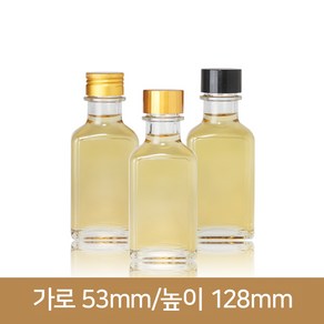 유리병 경진양주병 100ML(사각) (A), 1개, 1개