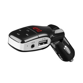 코시 유로 블루투스 카팩 FM USB2포트, AT 3315BT, 블랙