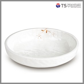 [돌산멜라민] 안개꽃연마블 신한식쿠프(DS-6596 DS-6597 DS-6598 DS-6599) (업소용그릇 멜라민그릇 예쁜그릇 식당접시 멜라민볼 멜라민찬기), 6596 - 3.5