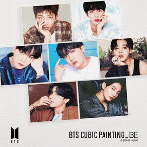 DIY 보석십자수 BTS 방탄소년단 굿즈 큐빅페인팅 v5 40x50, RM, RM, 1개